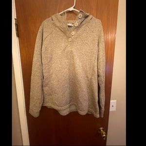Columbia hooded sweater beige color size XL like new